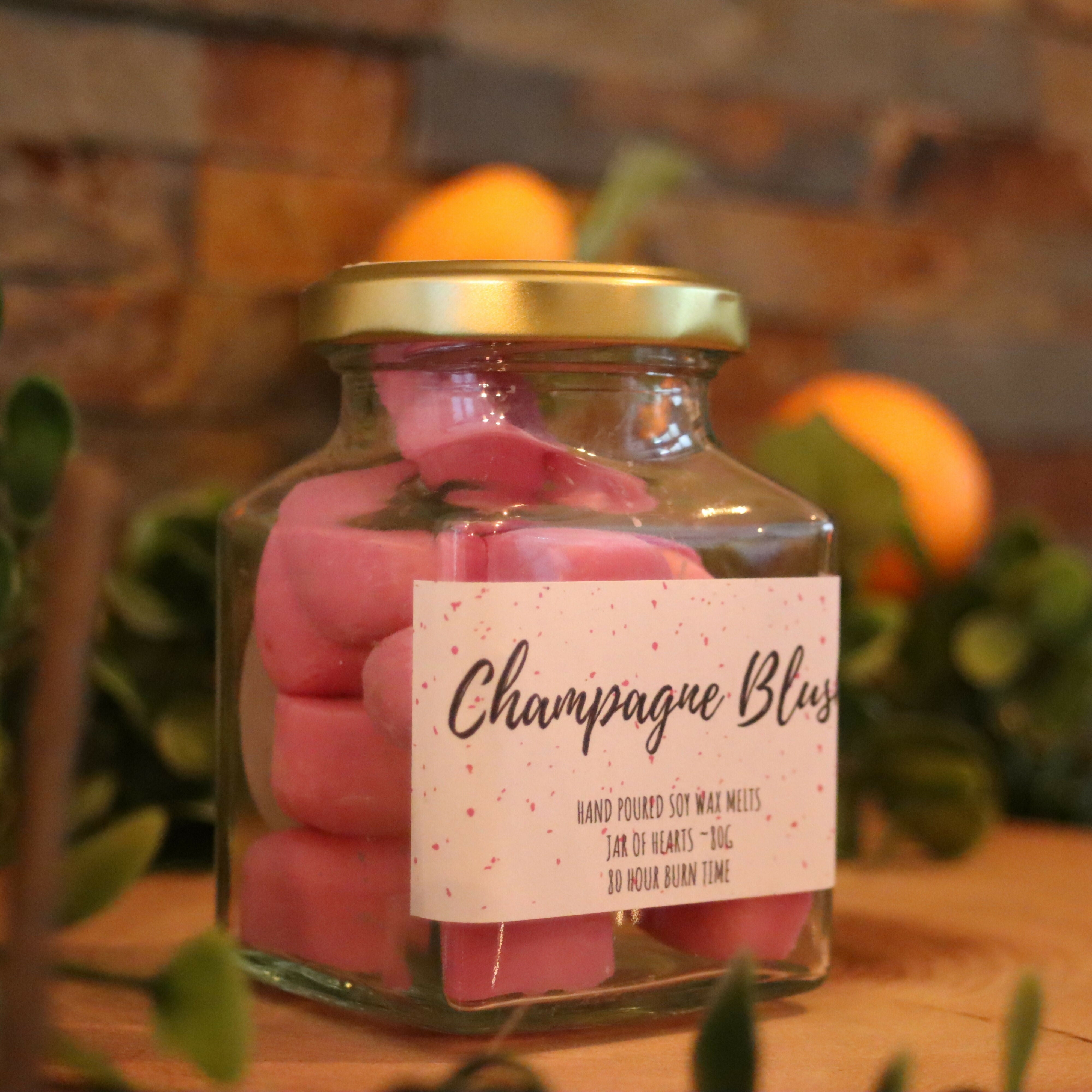 Hand Poured Soy Wax Melts - Champagne Blush