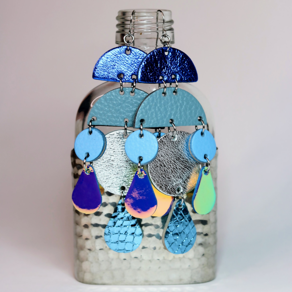 Blue and silver Sparkles