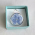 Stainless Steel Real Dried Hydrangea Flower Ring