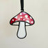 Red Spotted Mushroom Stained Glass Suncatcher