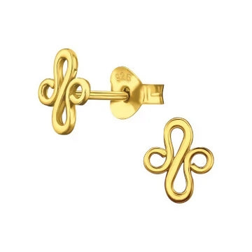 infinity gold stud
