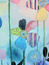 'Flower Petals - How My Imaginary Garden Looks' Original Mixed Media Painting