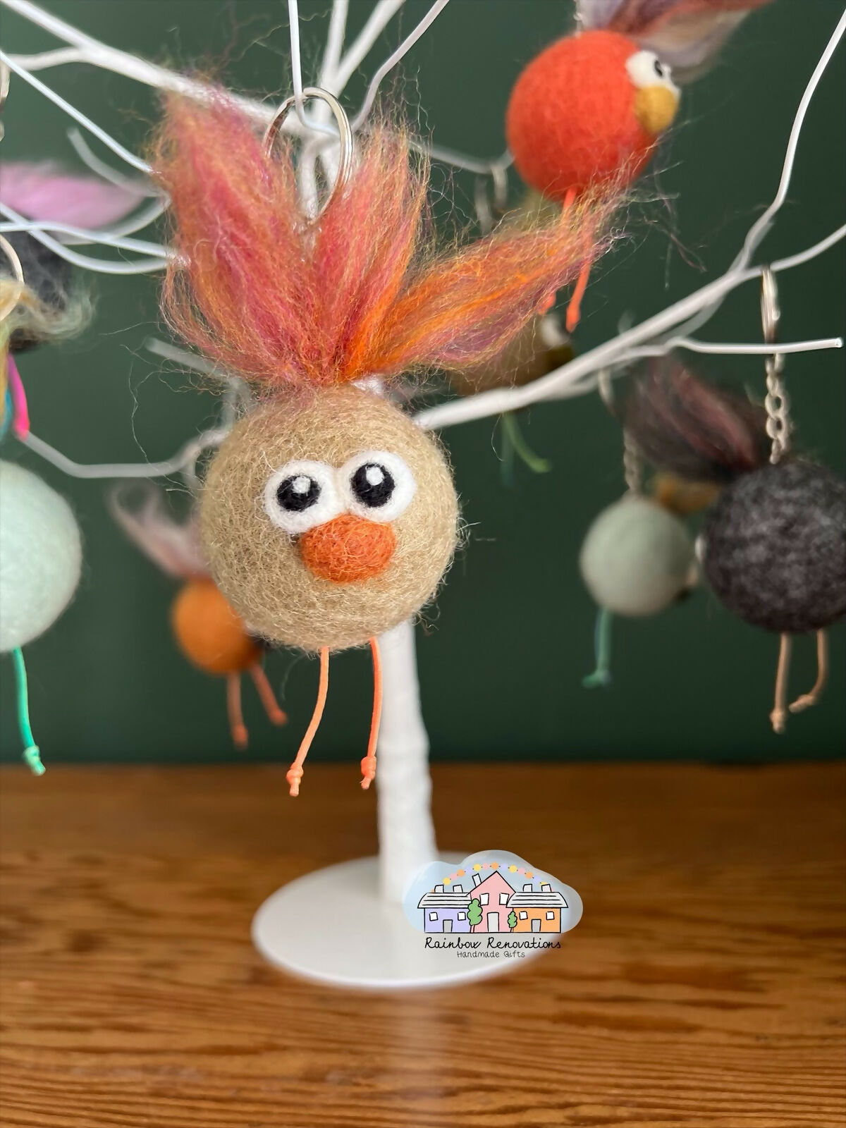 Feltball Fuzz Budz Keyring