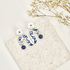 Blue China No. 4 - Handmade Polymer Clay Earrings