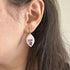 Morning Glory Purple Flower Earrings