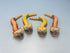 3D Printed SMALL: Articulated Sensory Fidget Animal friends Rattle Snakes (GREEN/YELLOW) & (BROWN/TAN) 14.5cm