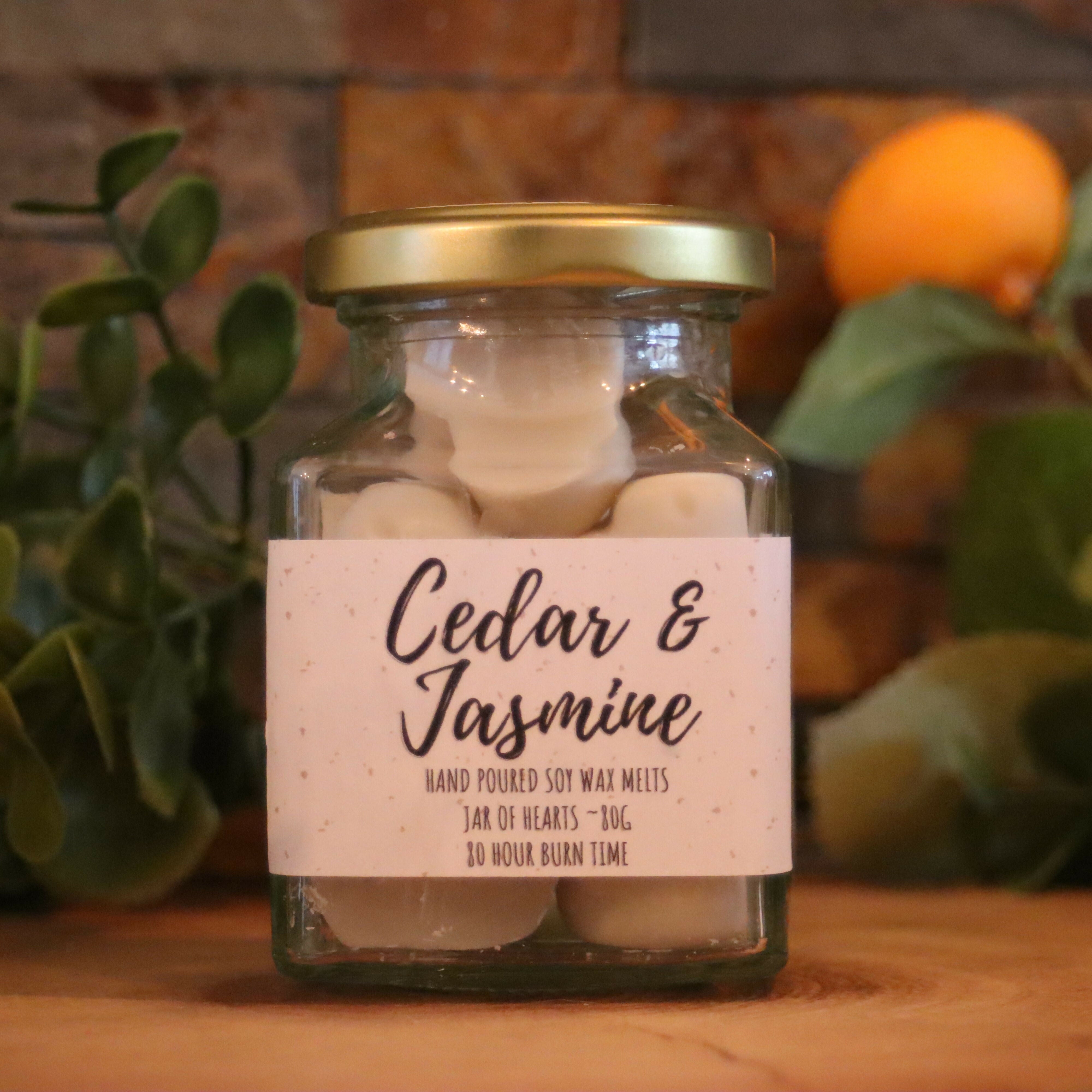 Hand Poured Soy Wax Melts - Cedar & Jasmine