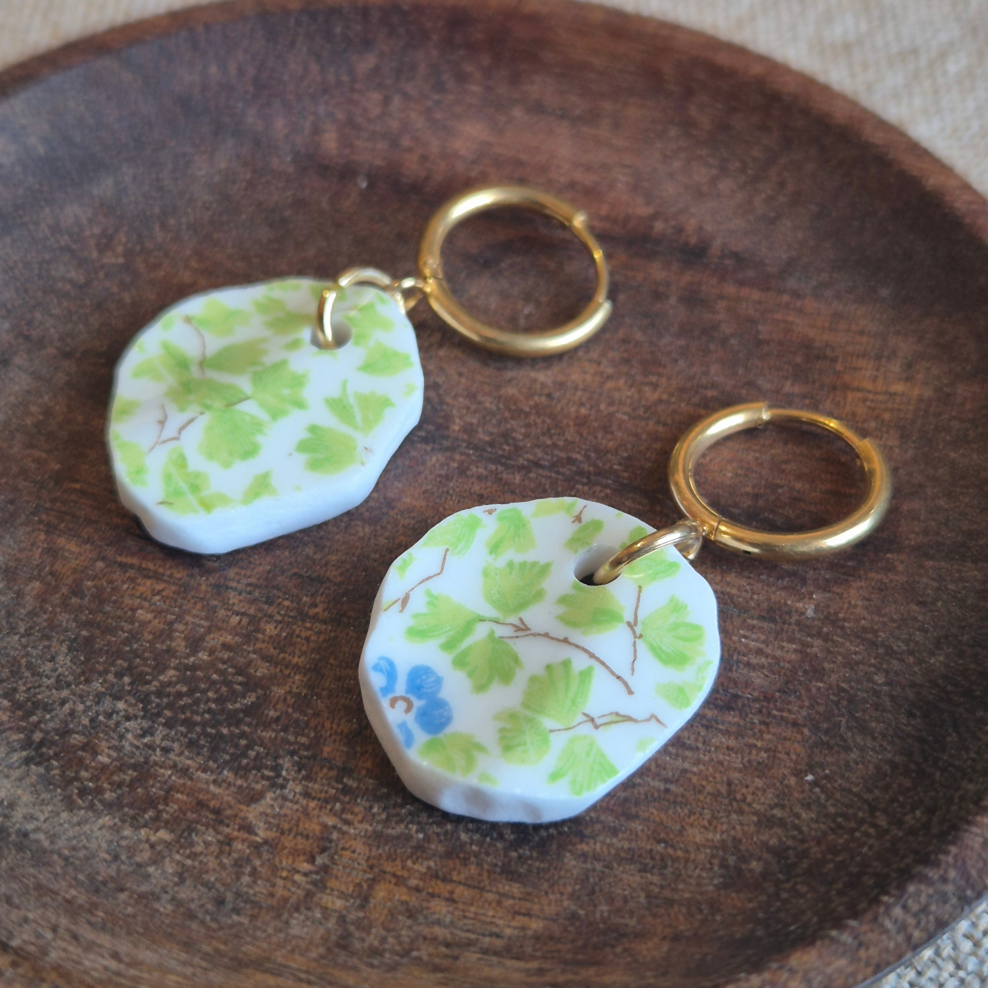 Recycled Ceramic Earring