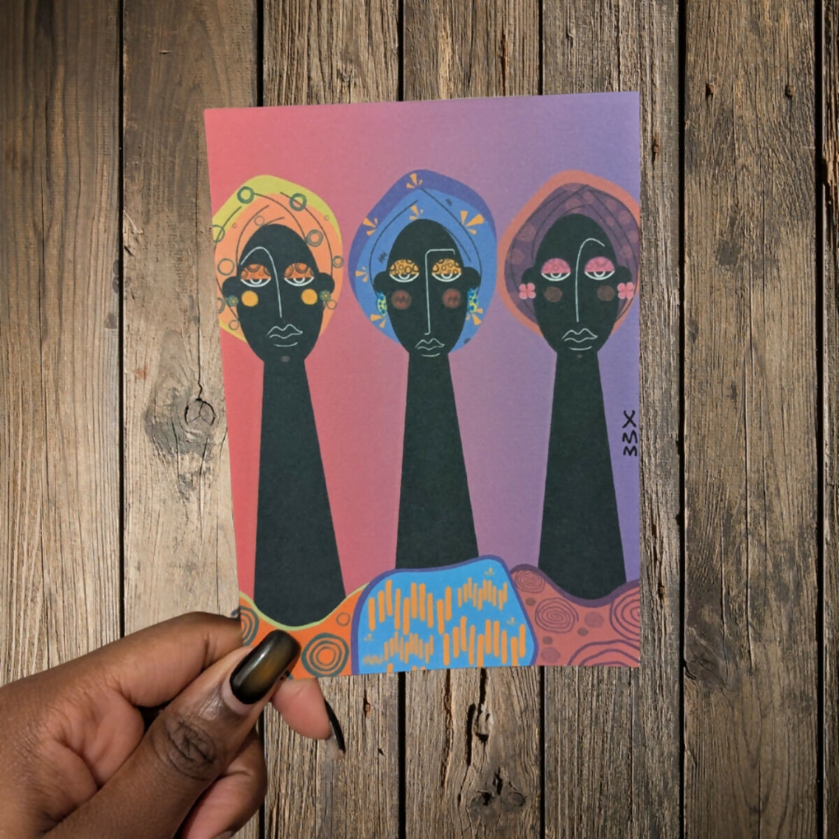 A6 Print- Three Women Portrait