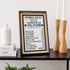 Leeds Utd Art Print CINEMA LISTING Design