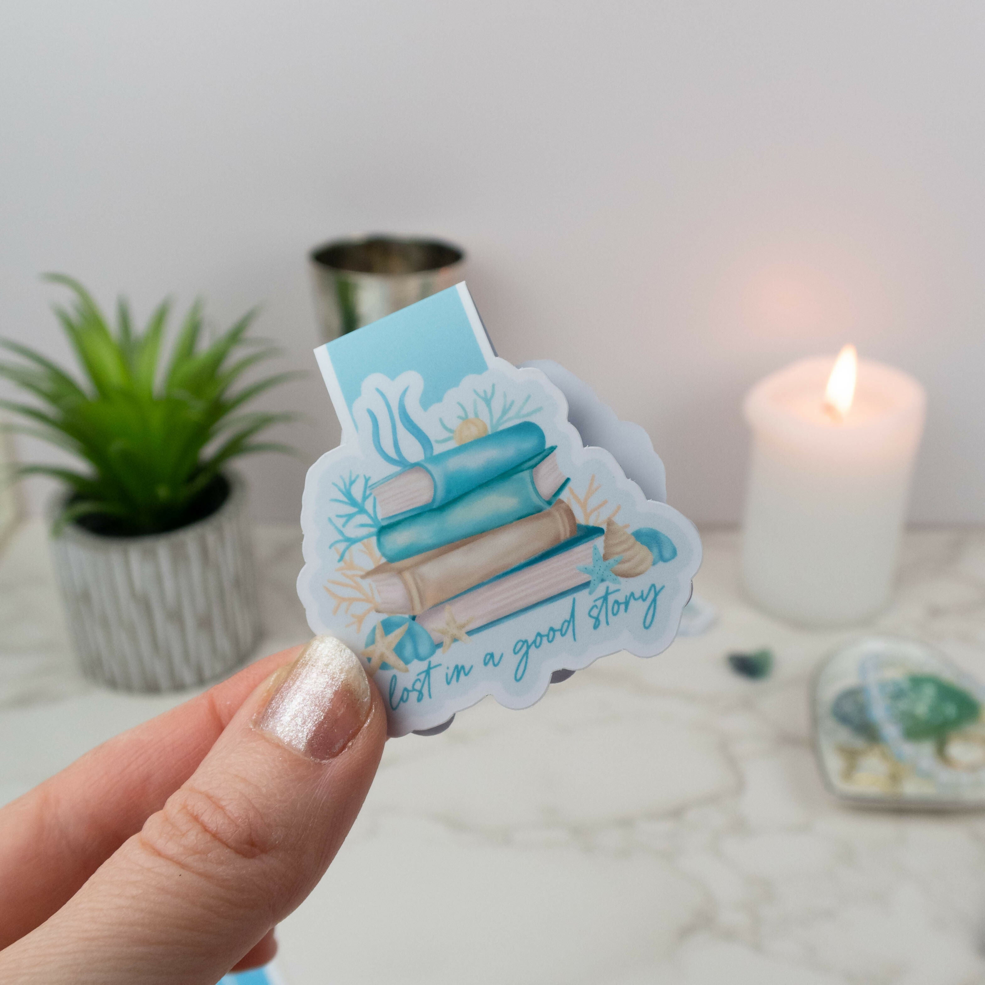 Lost in a Good Story - Magnetic Bookmark