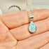 LARIMAR TEARDROP NECKLACE