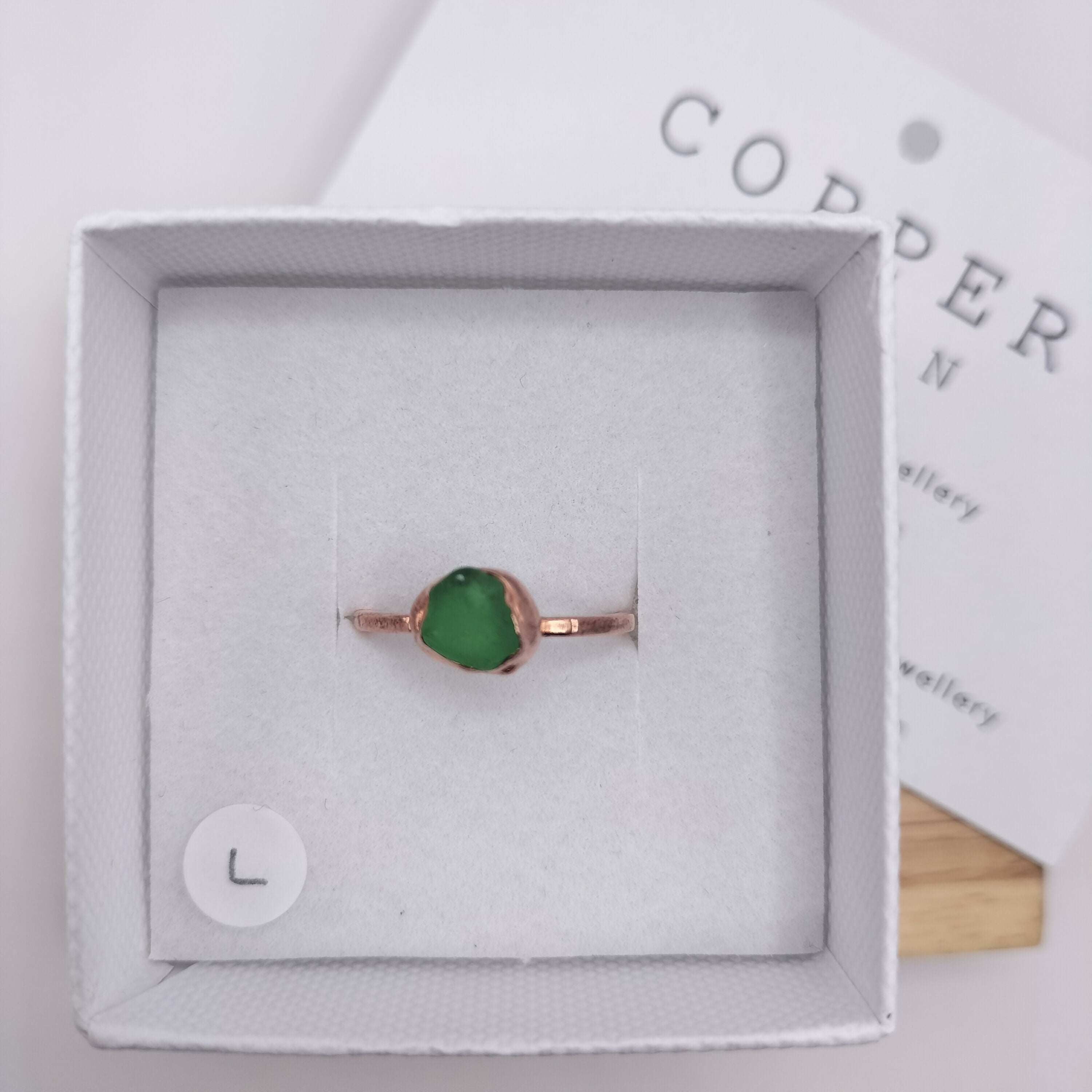 Seaglass Ring - Size L