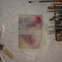 Handmade Artist's Sketchbook A5 Cyanotype cover Pink and Green