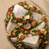 Floral Arrangement on Wooden Log