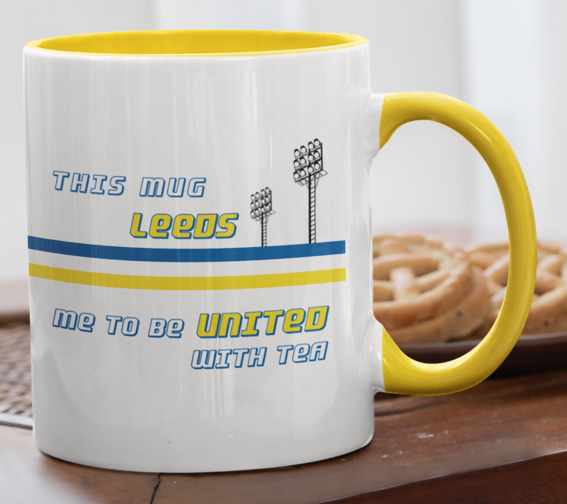 Leeds Utd Mug LEEDS ME Design
