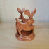 Leaping Hares Tealight Holder