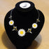 Daisies and Bees Necklace