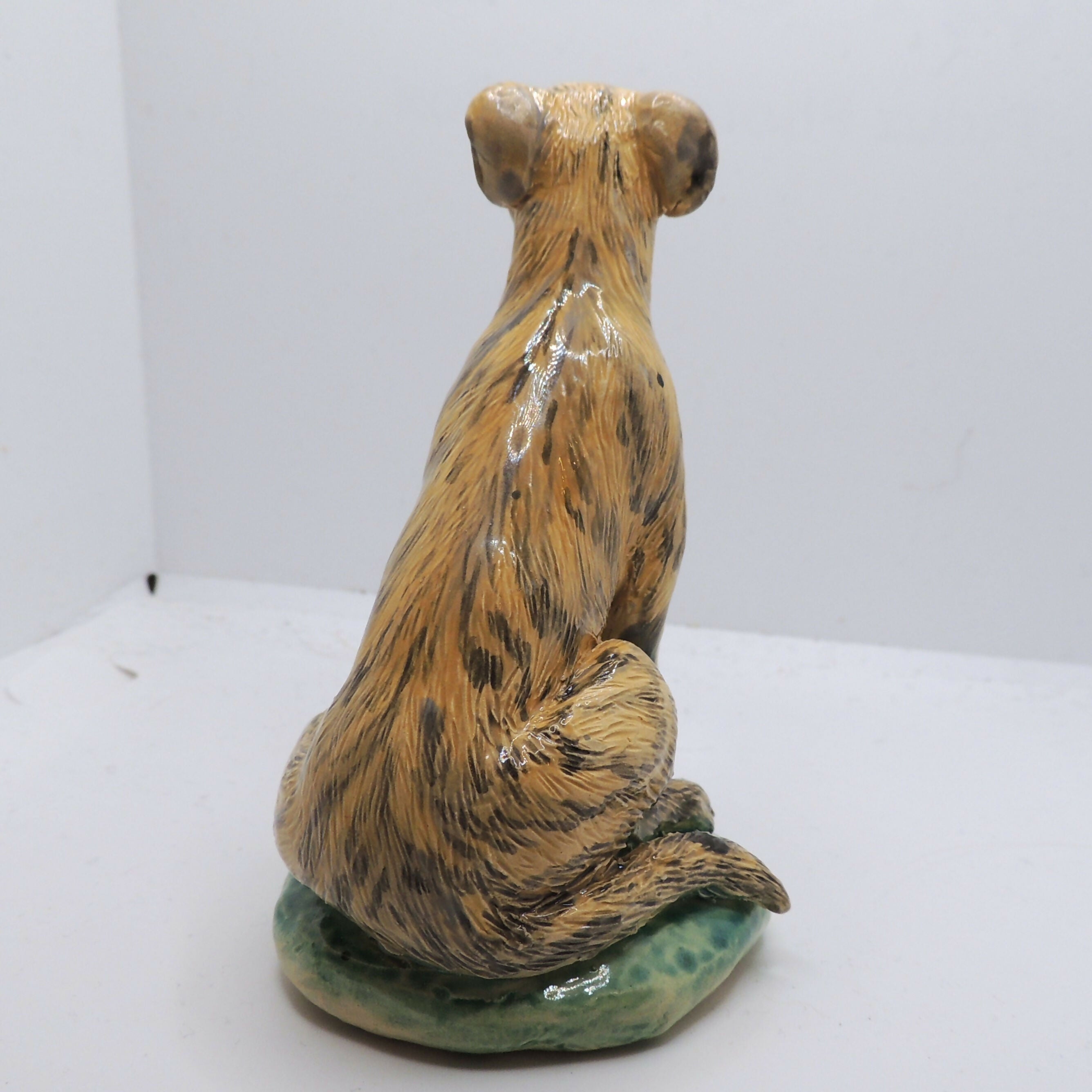 ceramic irish wolfhound sculpture