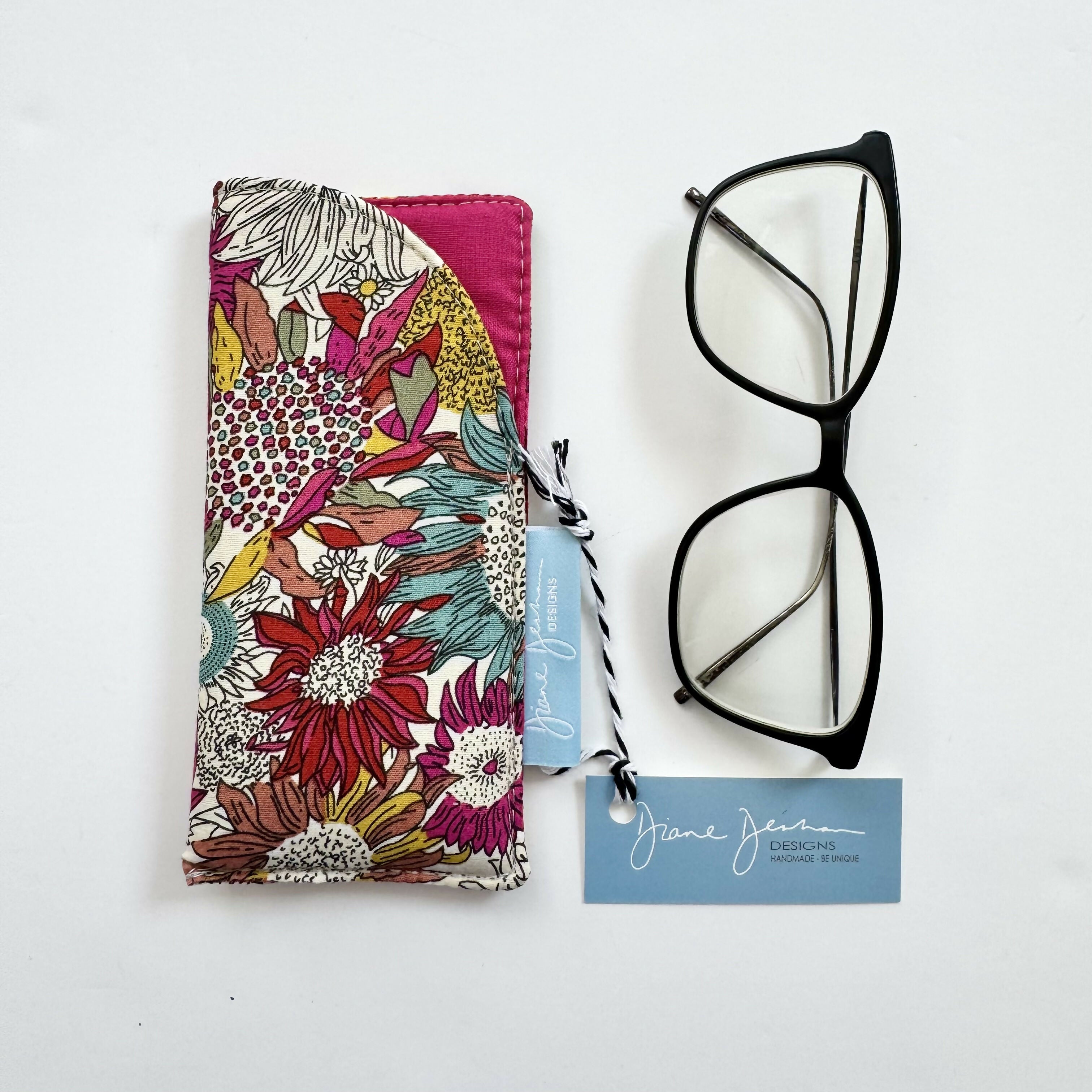 Slip In Glasses Case - Modern Floral