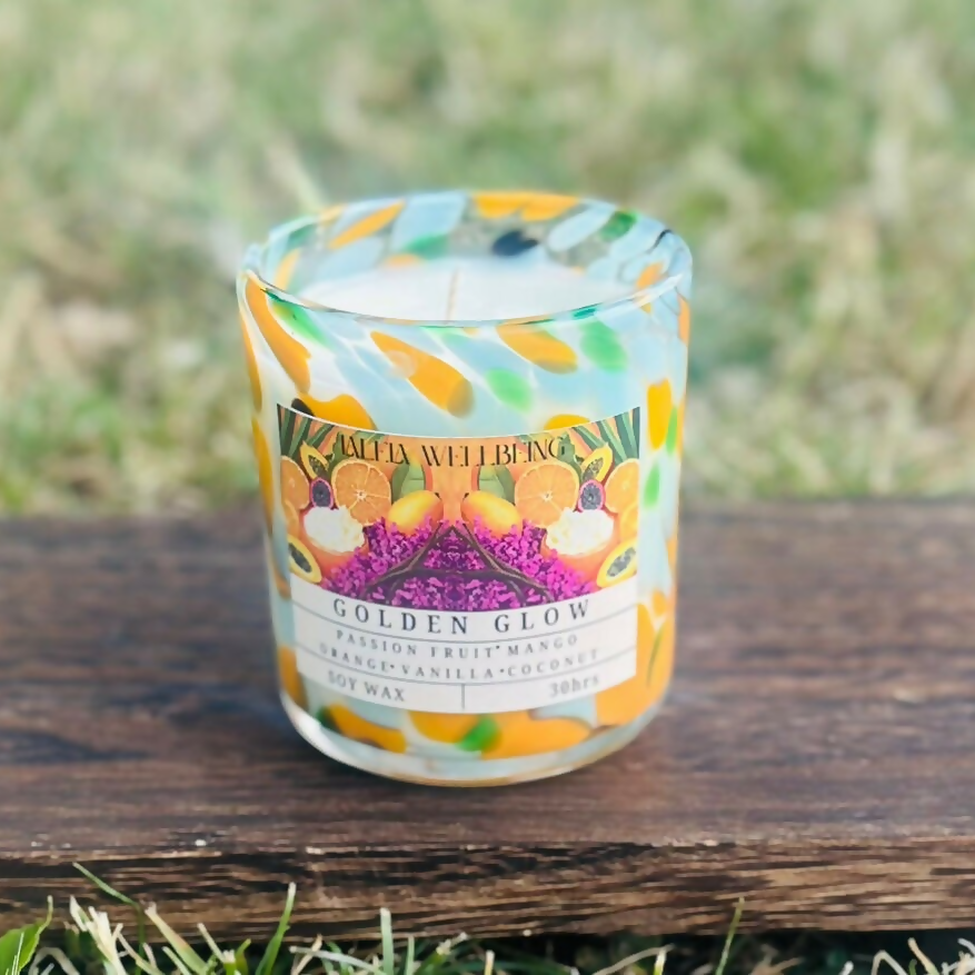 Golden Glow Candle