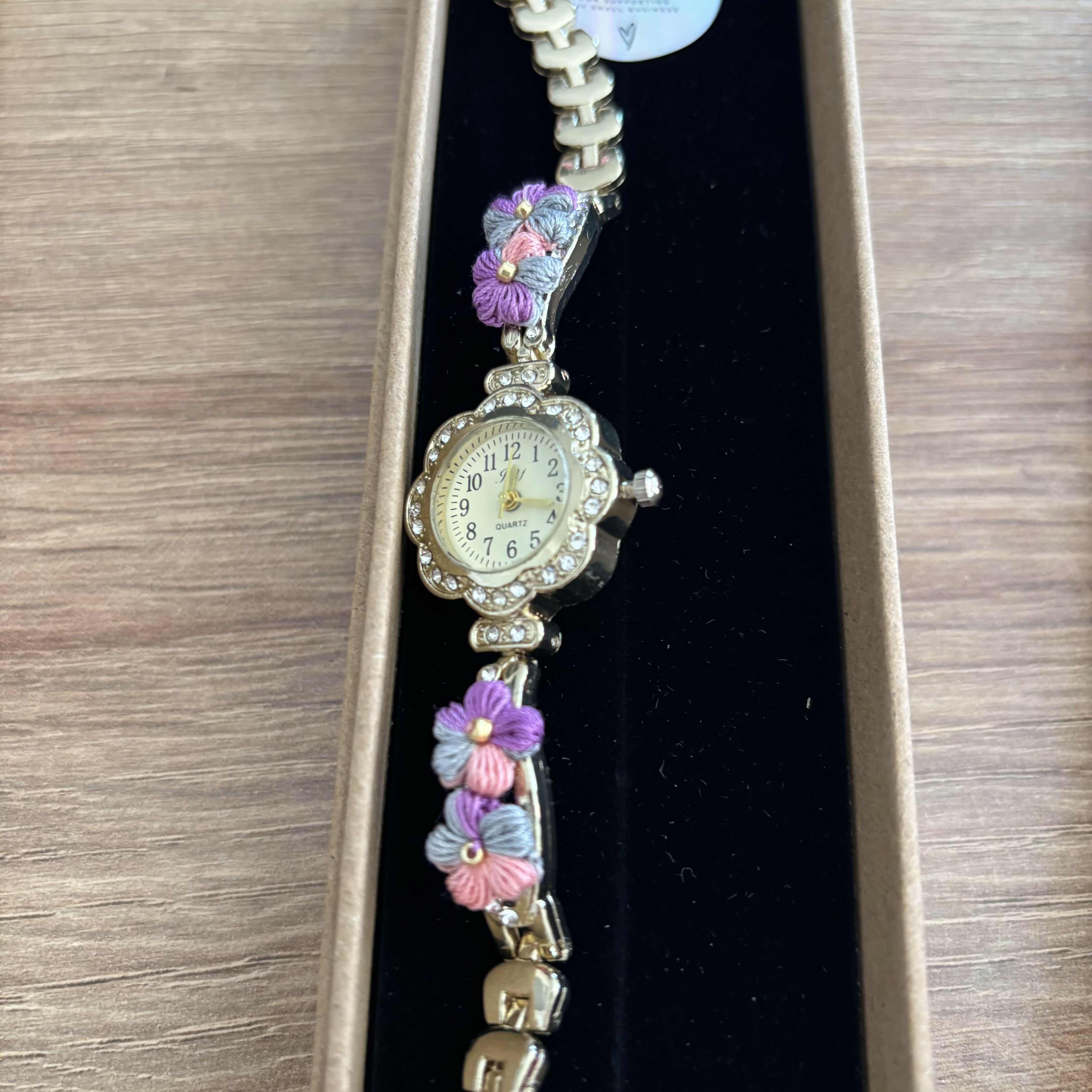 Micro Crochet Flower Watches
