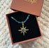 Blue Bead Star Necklace