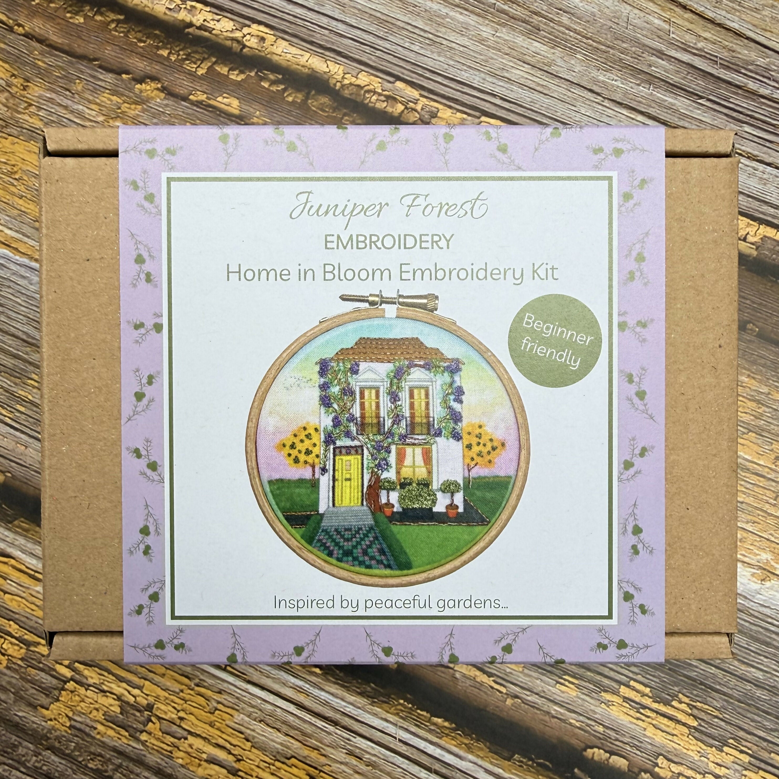 Home in Bloom Embroidery Kit