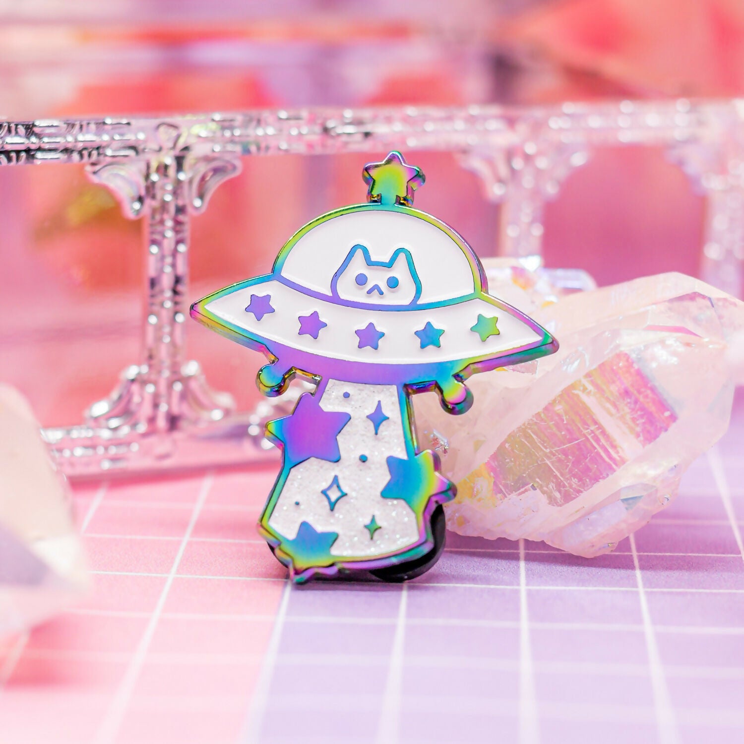 Enamel Pin - Alien Cat