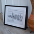 Leeds Skyline A3 Framed Print
