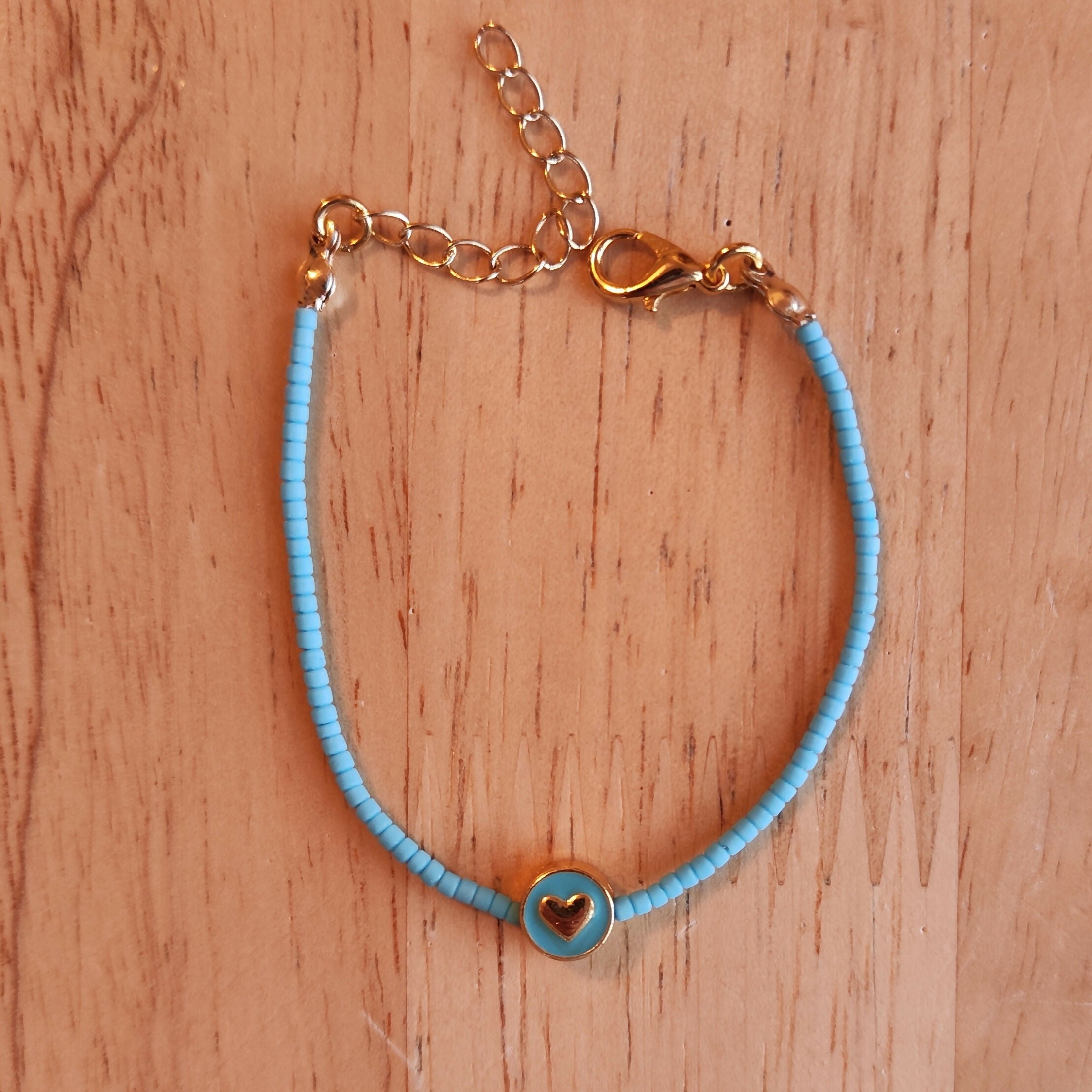 Handmade Beaded Bracelets with Charms