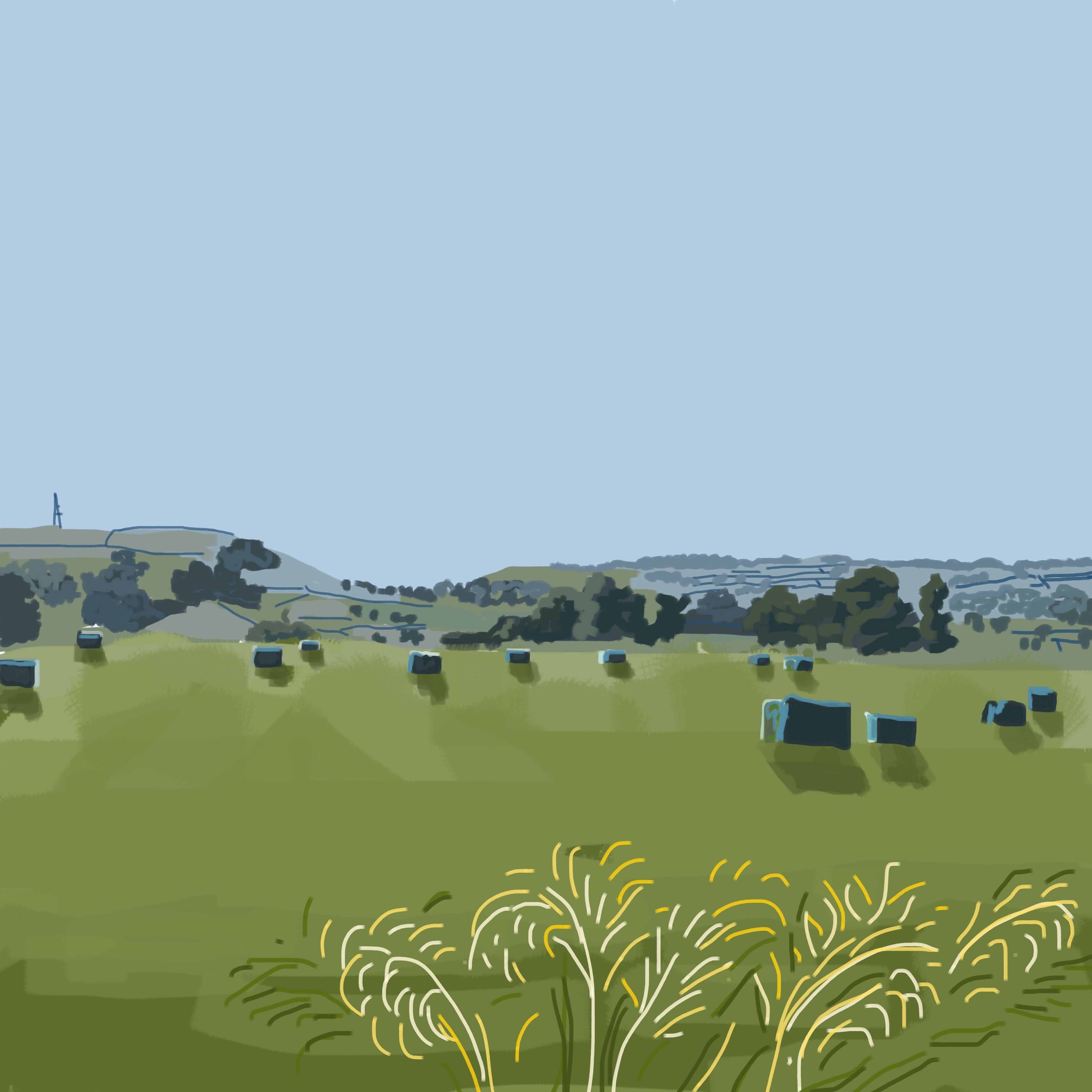 Wilsden Hill Greetings Card