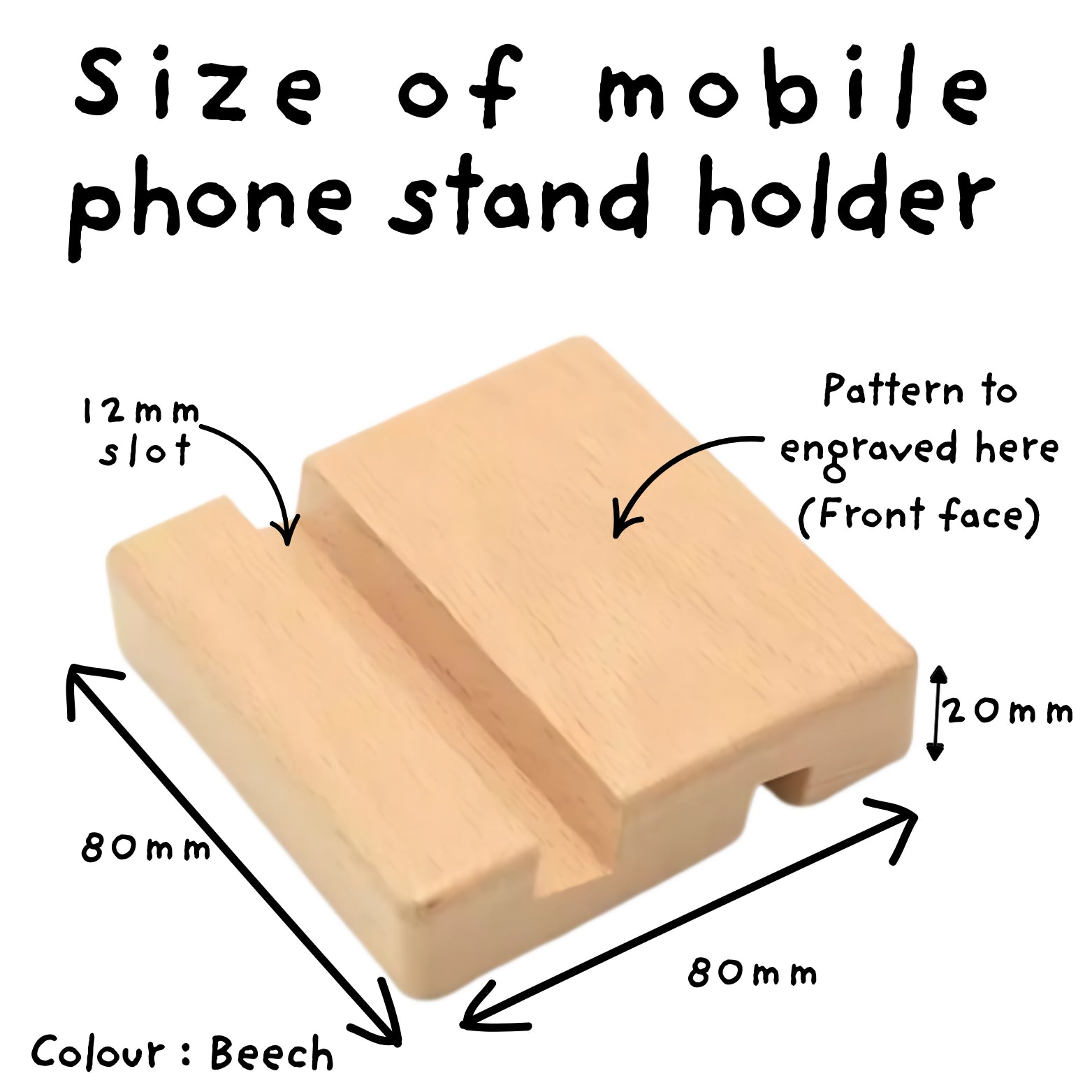 No Hurries No Worries Mobile Phone Stand Holder