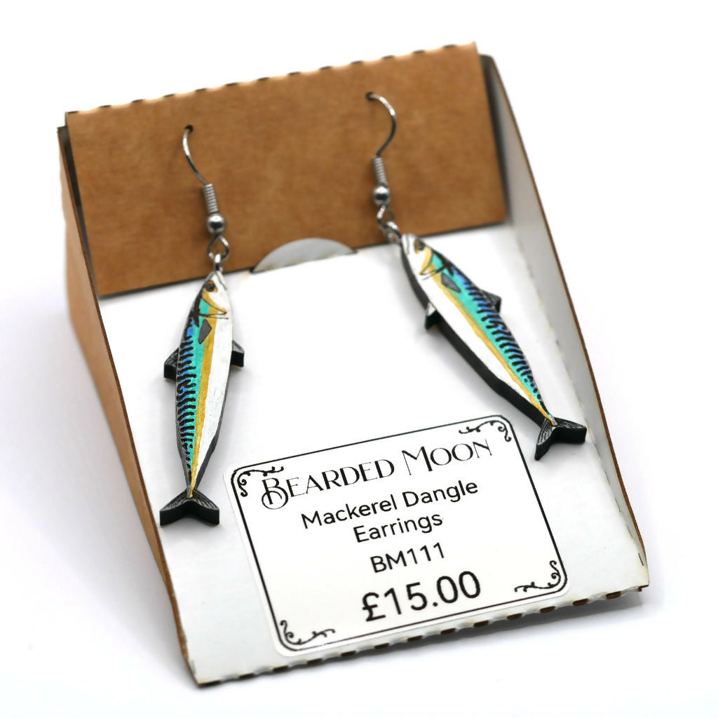 Mackerel Dangle Earrings