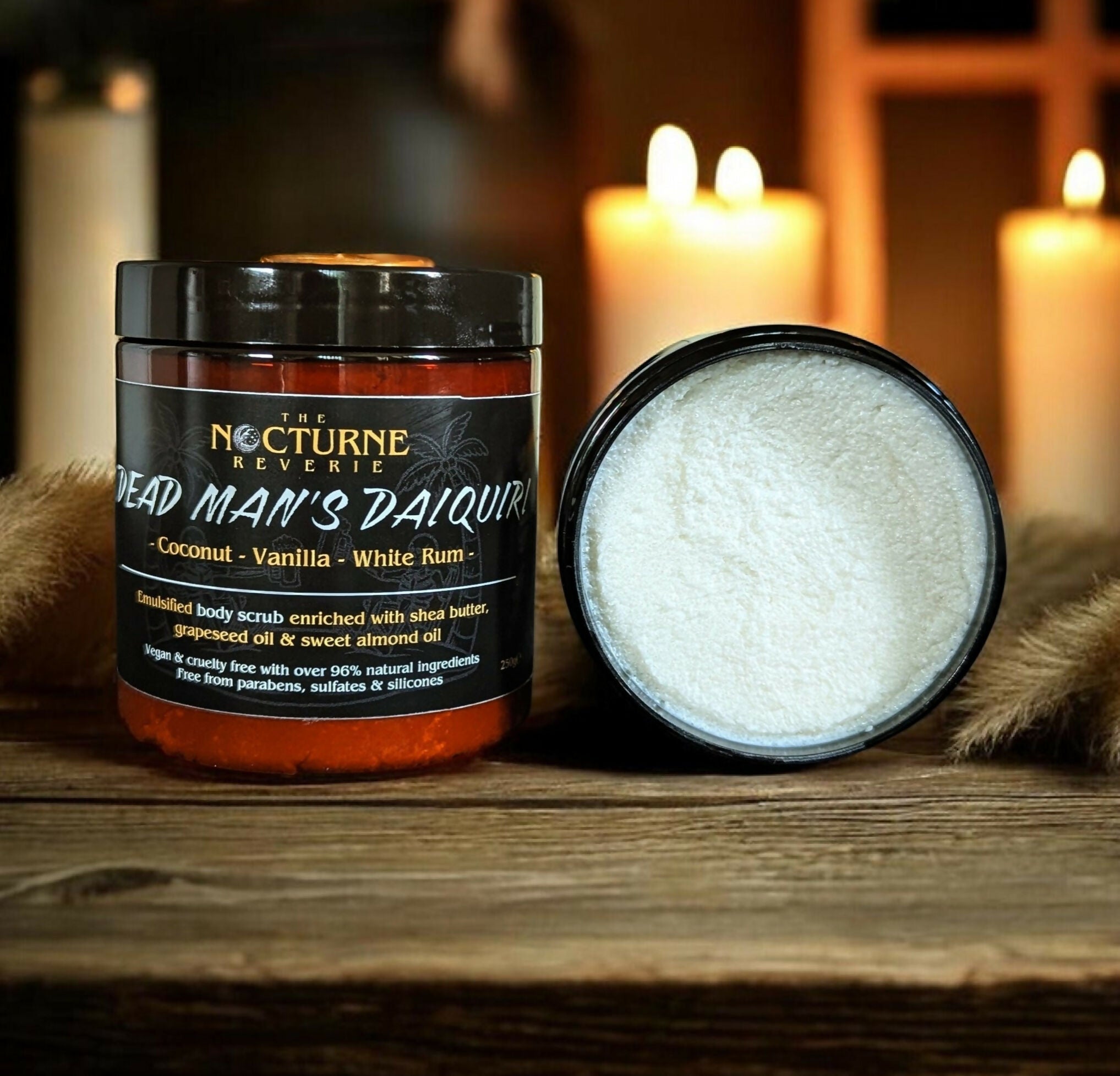 Coconut, White Rum & Vanilla - Emulsified Sugar Body Scrub