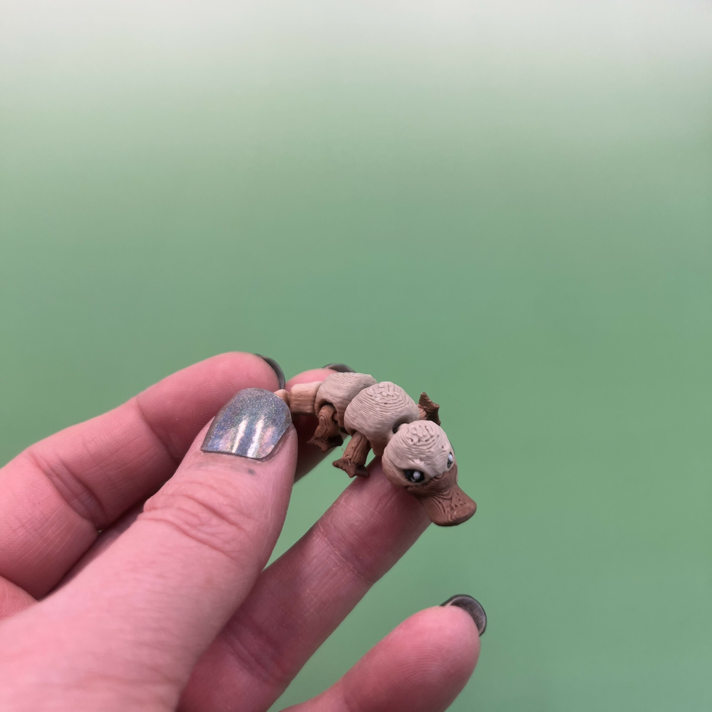 3D Printed Micro Miniatures: Articulated Sensory Fidget Animals friends, Mice, Lamb, Bat, Ferret, Opossum, Raccoon, Otter & Grey Shark 3-5cm