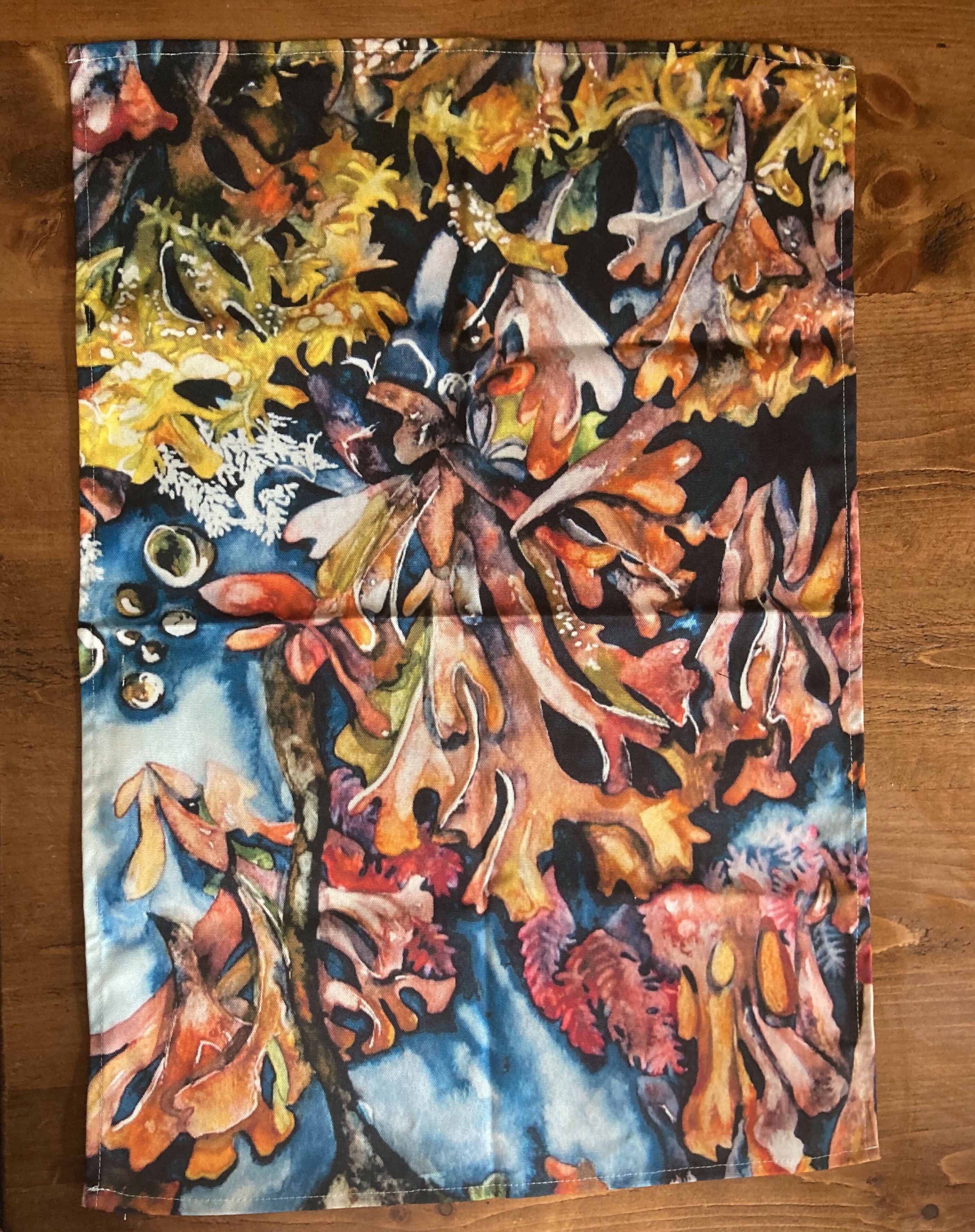 Red Algal Forest - Cotton Tea Towel