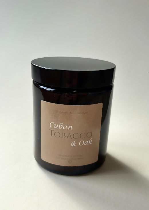 Cuban Tobacco & Oak Soy Wax Candle 145g