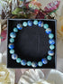 Lapis Lazuli and Aquamarine Crystal Bead Bracelet