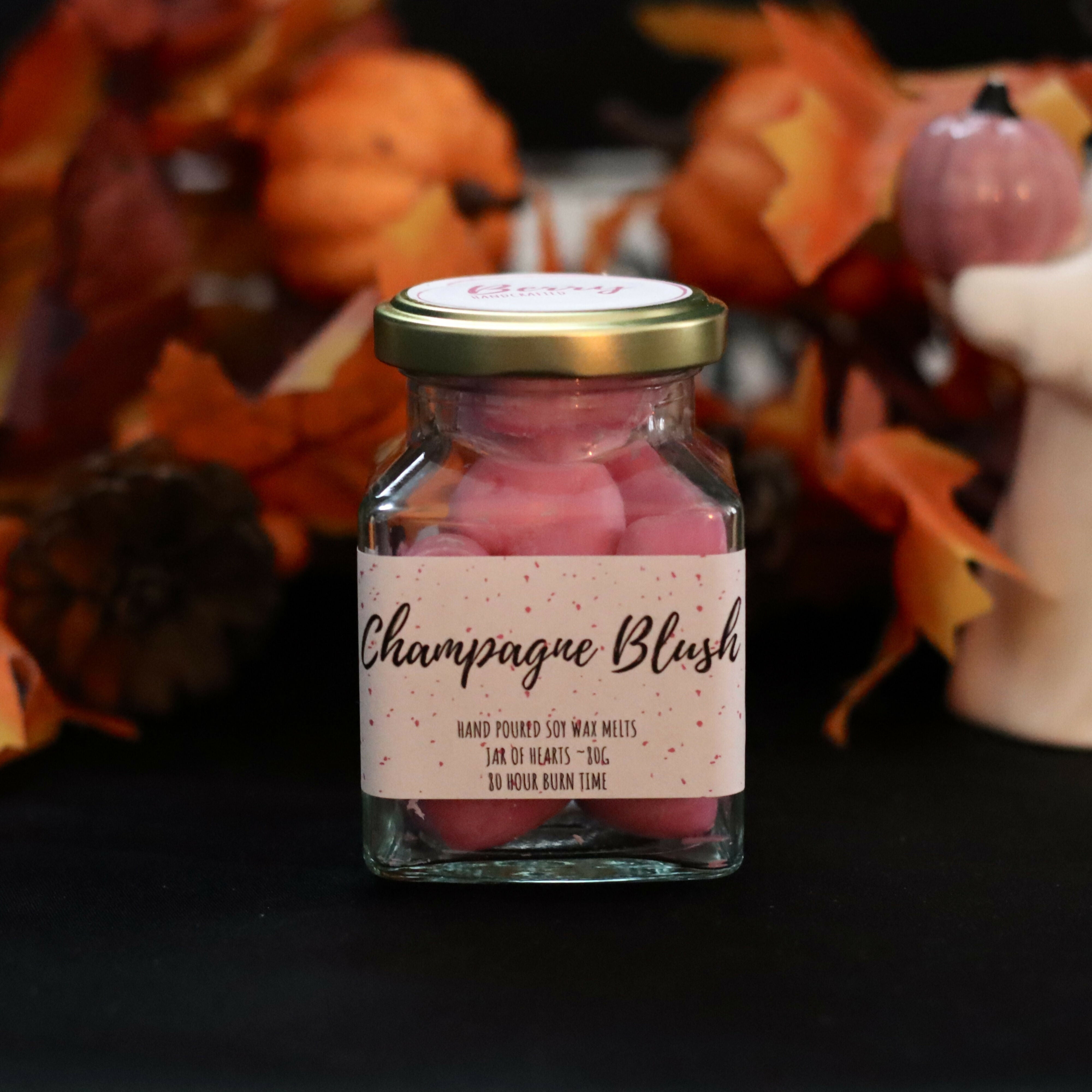 Hand Poured Soy Wax Melts - Champagne Blush