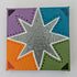 Mini Canvas Star Christmas Decoration