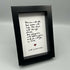 Original Poem - Multiple Options (A6 Box Frame)