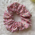 Red Ditsy floral Scrunchies
