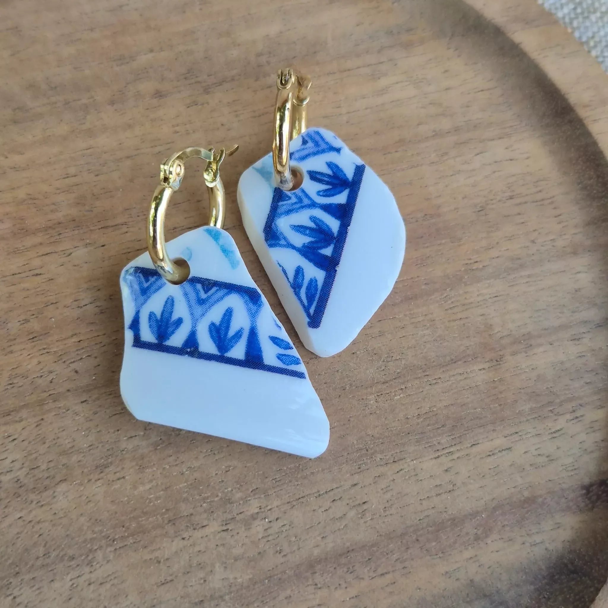 Recycled Ceramic Earring