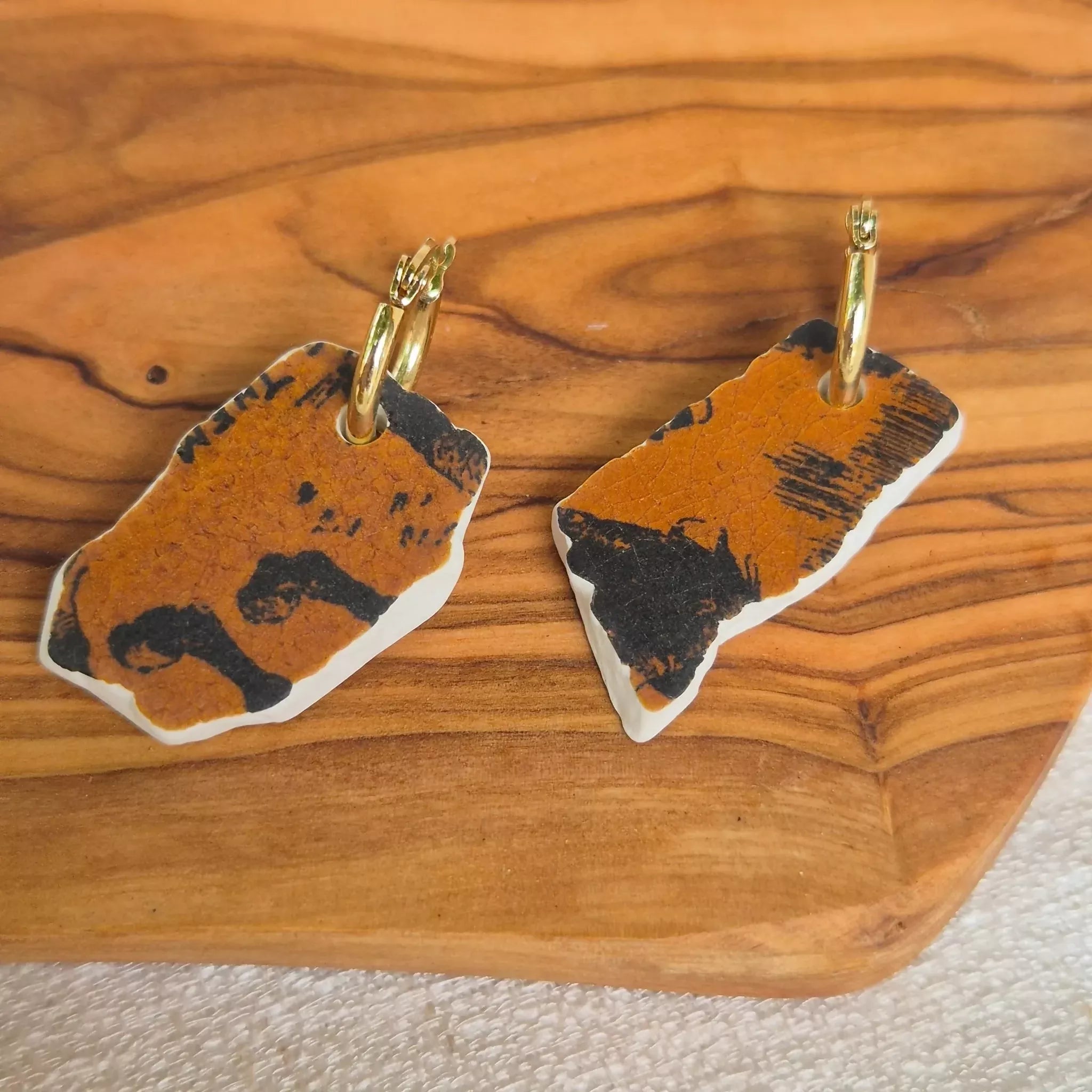 Recycled Ceramic Earring