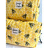 Yellow Bee Quilted Waterproof Makeup/Toiletry Bag