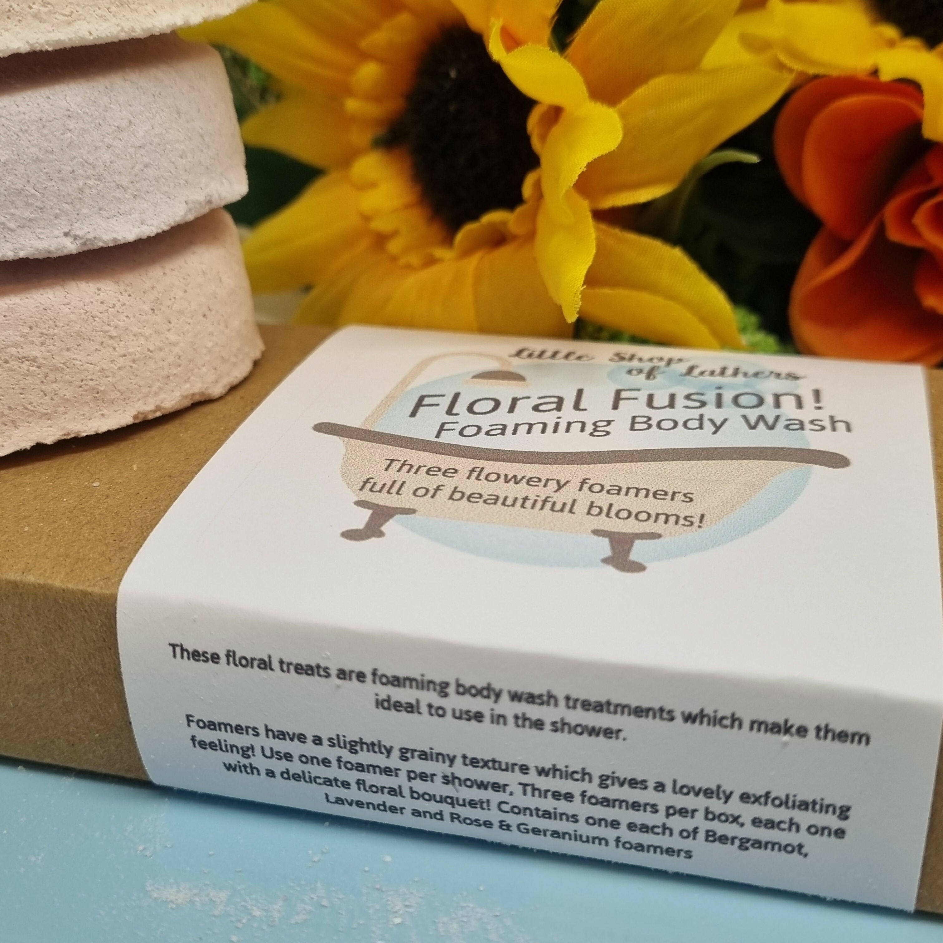 Shower Foamer Selection Box - Foaming Body Wash - Floral Fusion