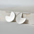 Sterling Silver Cut-Out Disc Earrings