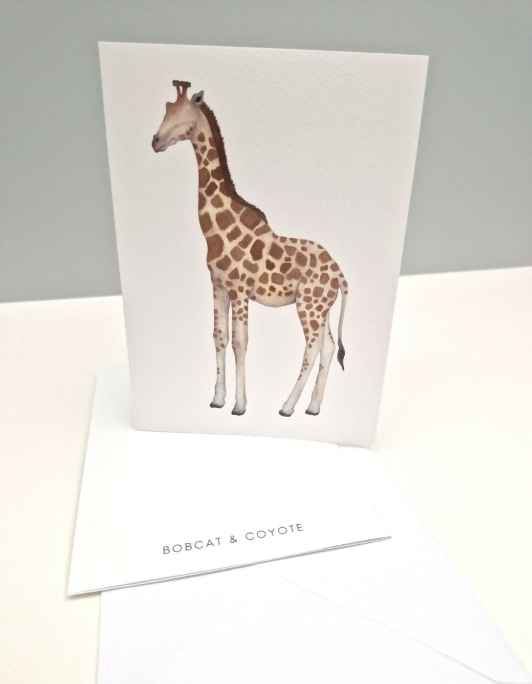 Giraffe Greeting Card