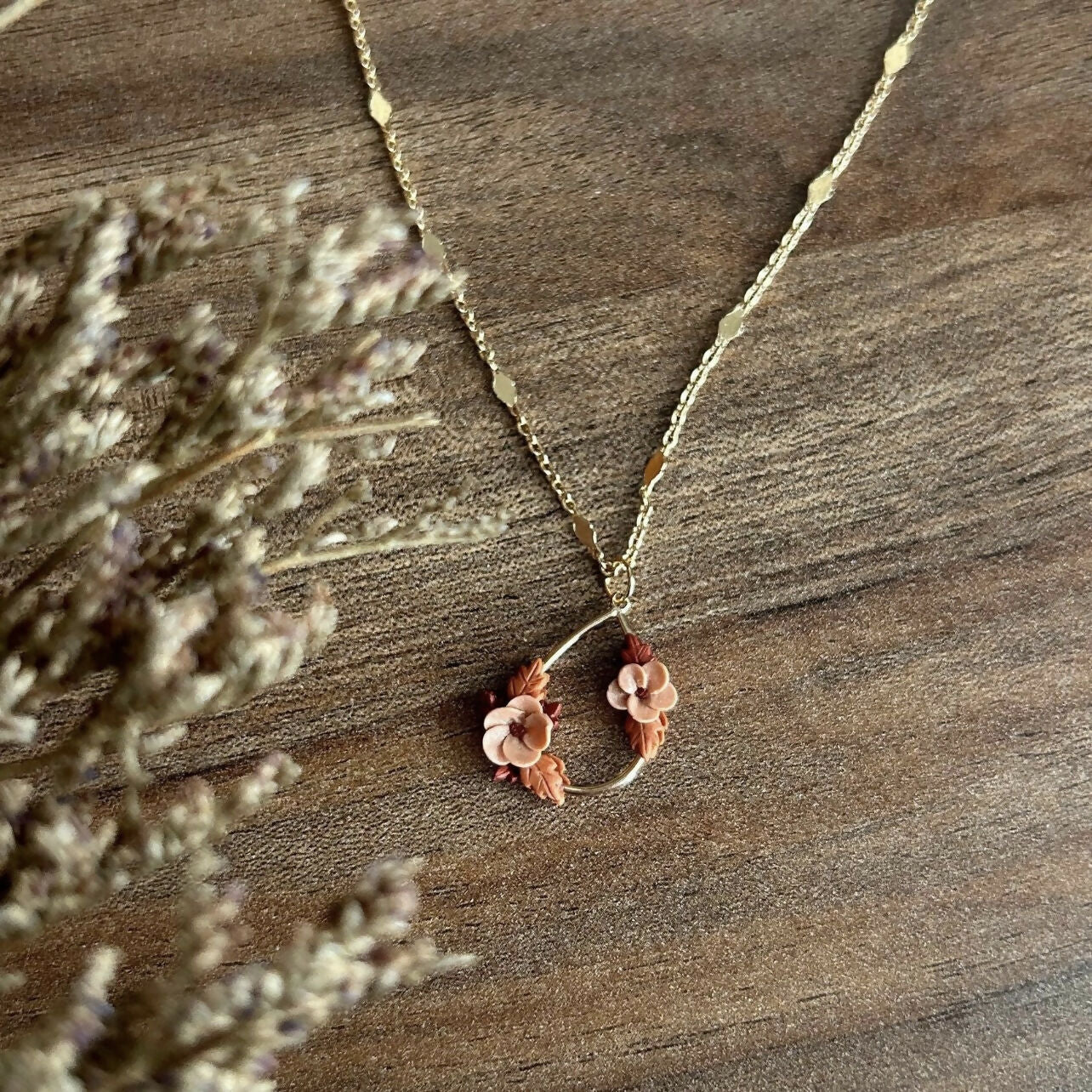 Autumn Flower Necklace